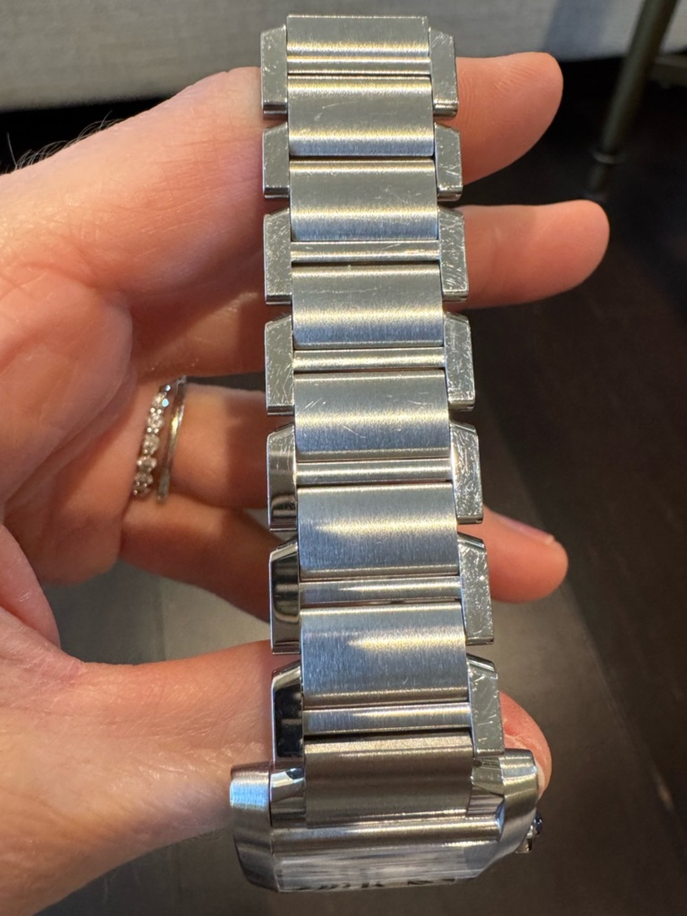 Cartier Tank Française Steel Mid Size Quartz Watch *under warranty 11/27 - Picture 6 of 16
